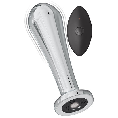 NASSTOYS - ASS-SATION REMOTE VIBRATING METAL ANAL BULB SILVER