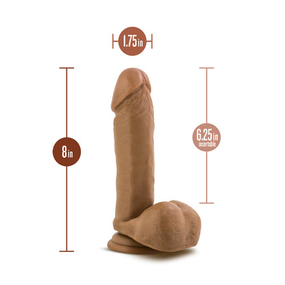 BLUSH - DR. SKIN DR. WILLIAM 8 IN. DILDO WITH BALLS