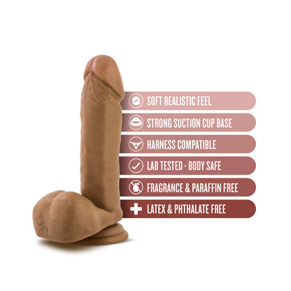 BLUSH - DR. SKIN DR. WILLIAM 8 IN. DILDO WITH BALLS