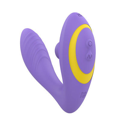 ROMP - REVERB RECHARGEABLE SILICONE CLITORAL AND G-SPOT STIMULATOR PURPLE