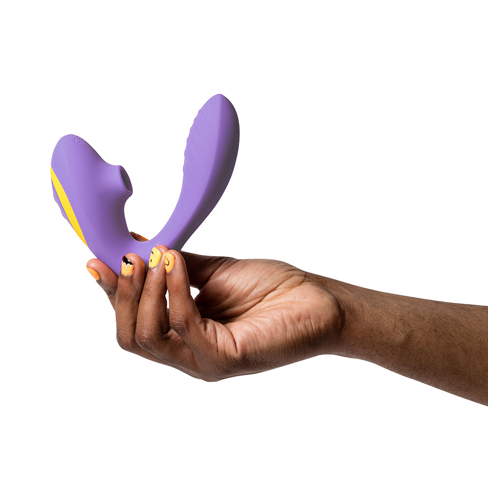 ROMP - REVERB RECHARGEABLE SILICONE CLITORAL AND G-SPOT STIMULATOR PURPLE