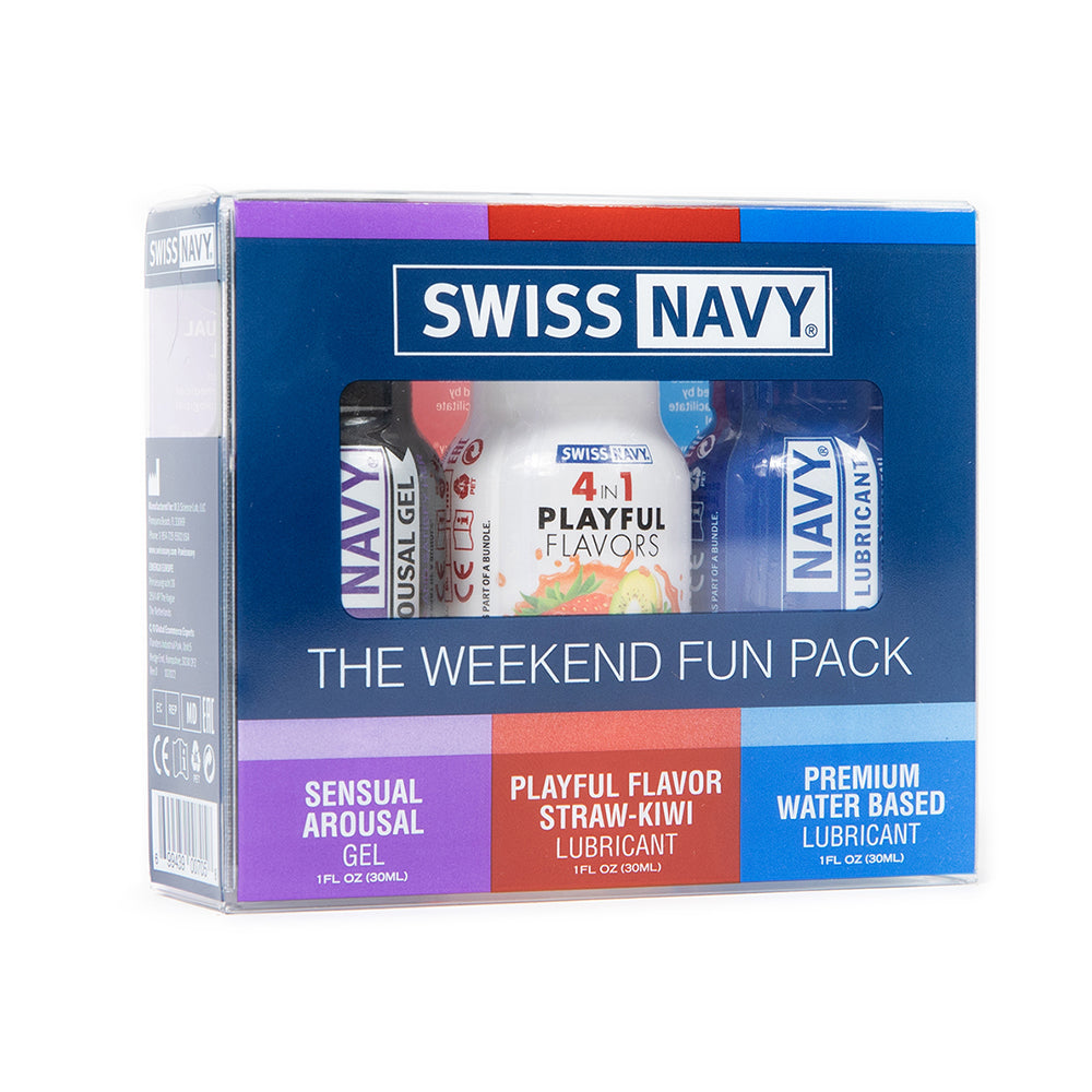 SWISS NAVY - WEEKEND FUN PACK 3-PIECE 1 OZ.
