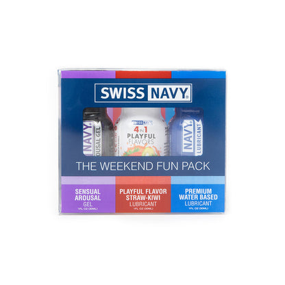 SWISS NAVY - WEEKEND FUN PACK 3-PIECE 1 OZ.