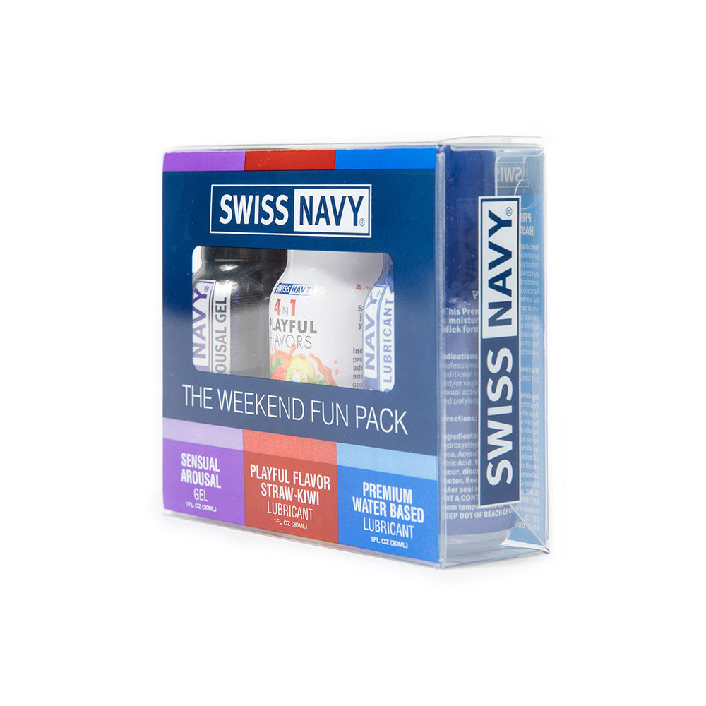 SWISS NAVY - WEEKEND FUN PACK 3-PIECE 1 OZ.