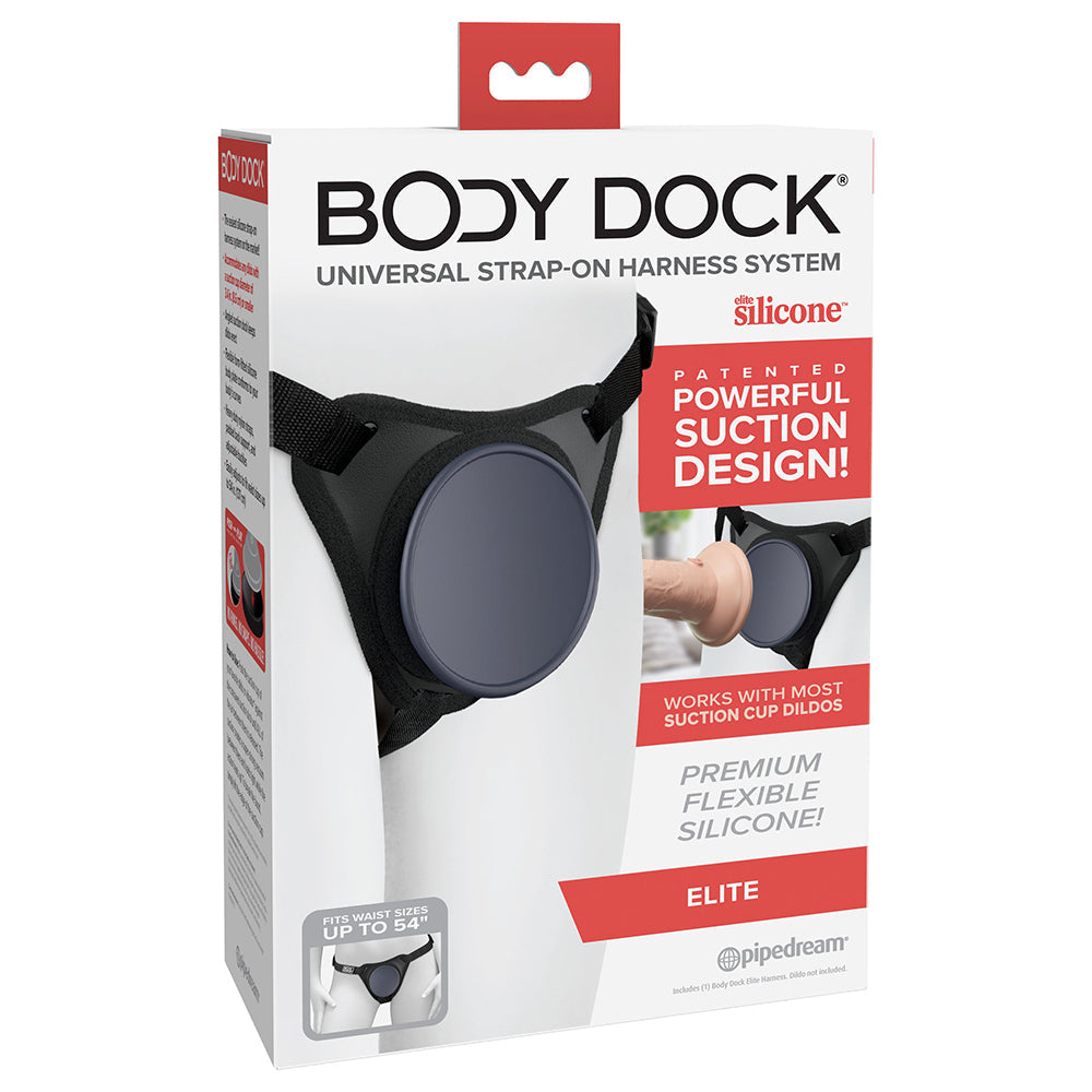 PIPEDREAM - BODY DOCK ELITE SILICONE STRAP-ON HARNESS