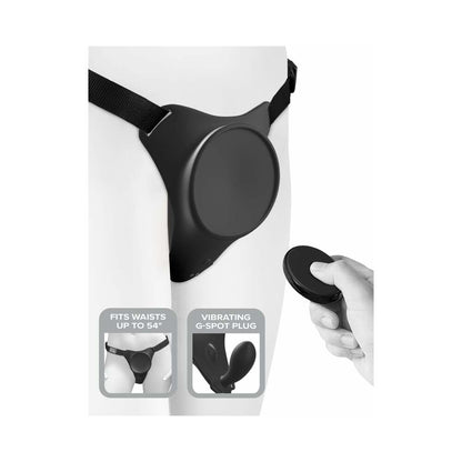 PIPEDREAM - BODY DOCK G-SPOT PRO VIBRATING SILICONE STRAP-ON HARNESS