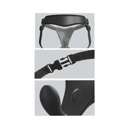 PIPEDREAM - BODY DOCK G-SPOT PRO VIBRATING SILICONE STRAP-ON HARNESS