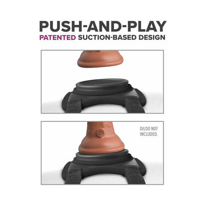 PIPEDREAM - BODY DOCK LAP STRAP SILICONE STRAP-ON THIGH HARNESS