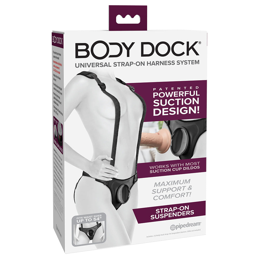 PIPEDREAM - BODY DOCK STRAP-ON SUSPENDERS HARNESS