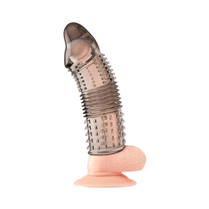ELECTRIC EEL - BLUE LINE 6.5 IN. TRIPLE SENSATION PENIS ENHANCING SLEEVE EXTENSION