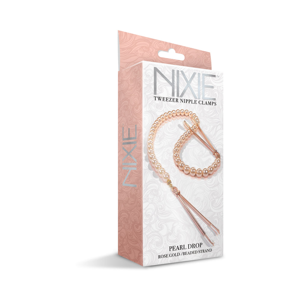 GLOBAL NOVELTIES - PINÇAS PARA MAMILOS NIXIE PEARL DROP COM MISSANGAS