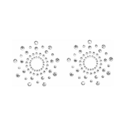 BIJOUX INDISCRETS - MIMI RHINESTONE PASTIES CIRCLES CRYSTAL CLEAR