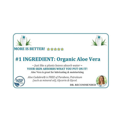 ALOE CADABRA - PEPPERMINT TINGLE ALOE LUBRICANT 2.5 OZ.