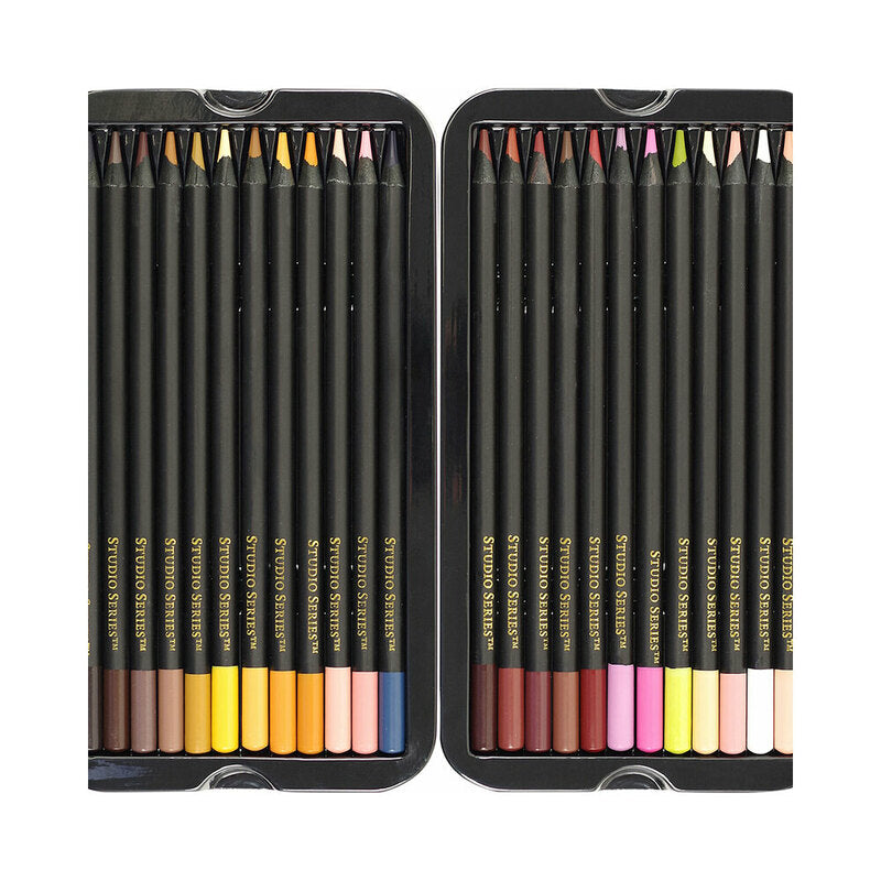 PETER PAUPER PRESS - SKIN TONE COLORED PENCILS 24-PACK