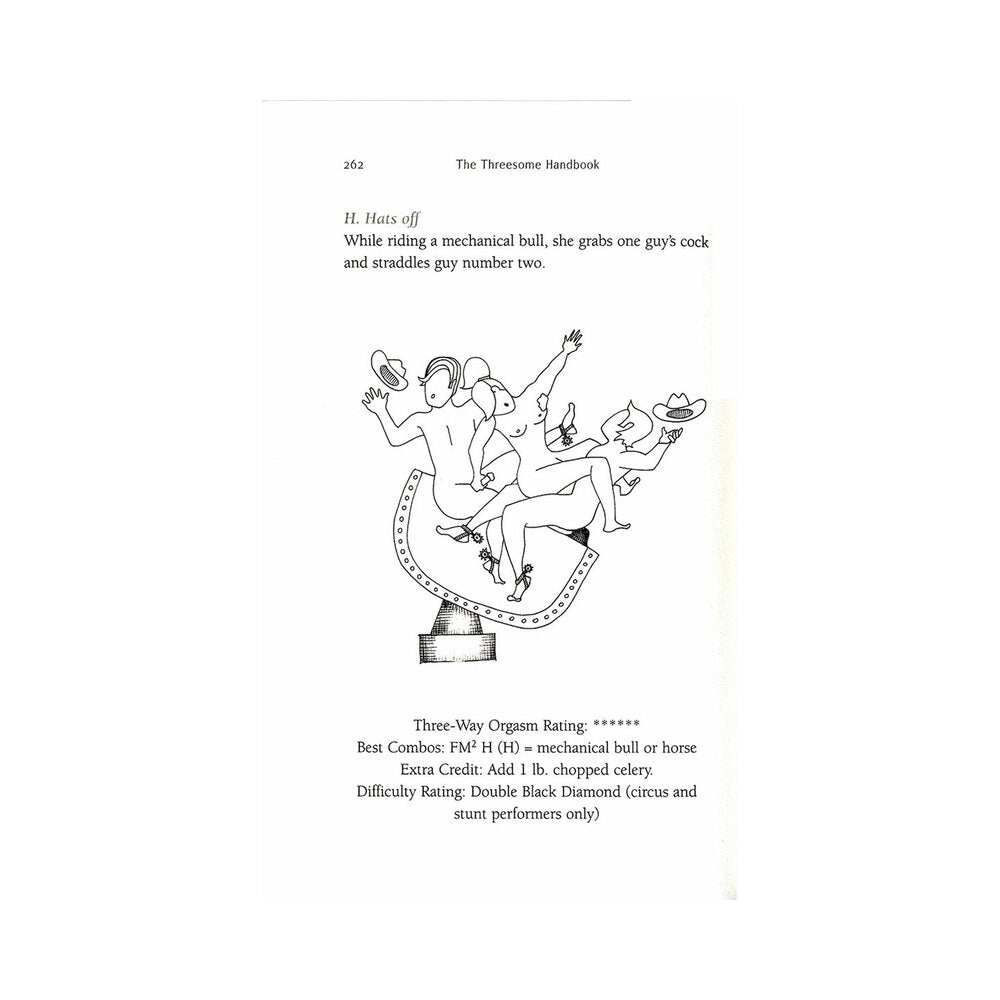 HACHETTE - THE THREESOME HANDBOOK: A PRACTICAL GUIDE TO SLEEPING WITH THREE