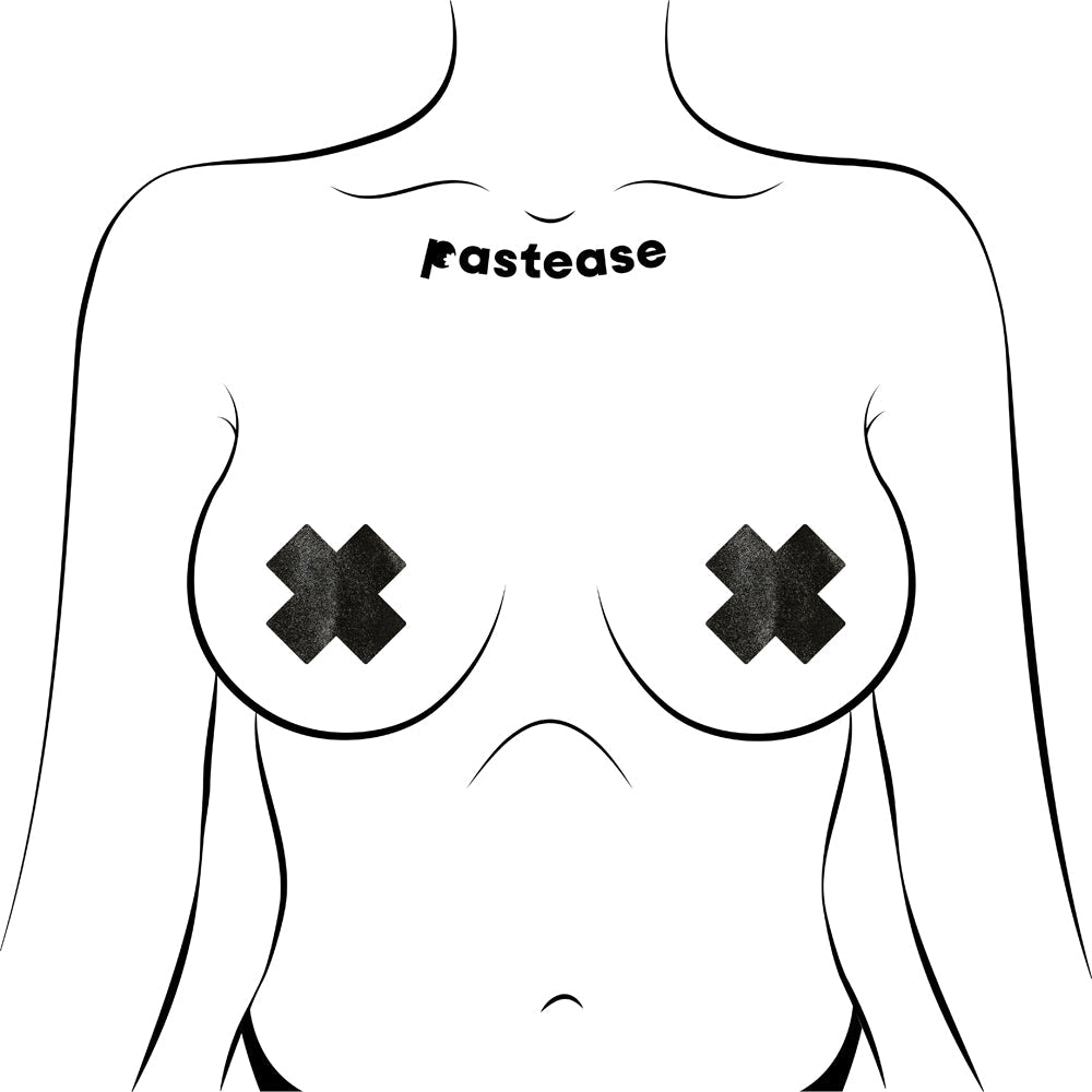 PASTEASE - PETITES CROSSES PASTIES BLACK