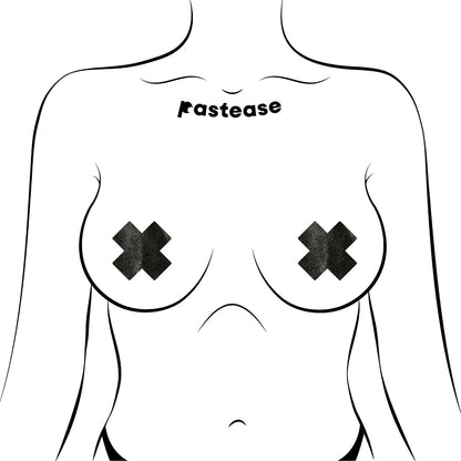PASTEASE - PETITES CROSSES PASTIES BLACK