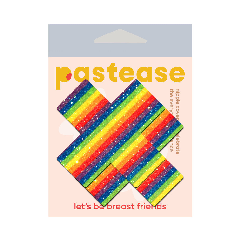 PASTEASE - CRUZES GLITTER ORGULHO ARCO-ÍRIS