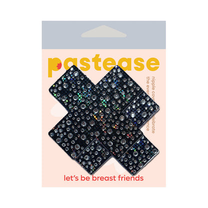 PASTEASE - CRYSTAL SPARKLING CROSSES PASTIES