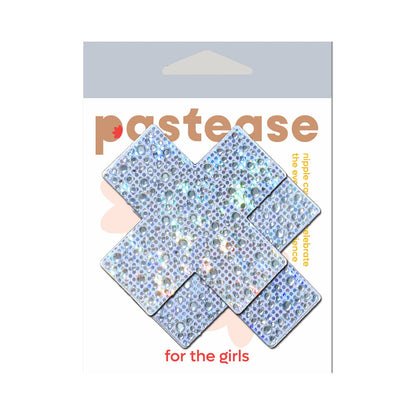 PASTEASE - CRYSTAL SPARKLING CROSSES PASTIES