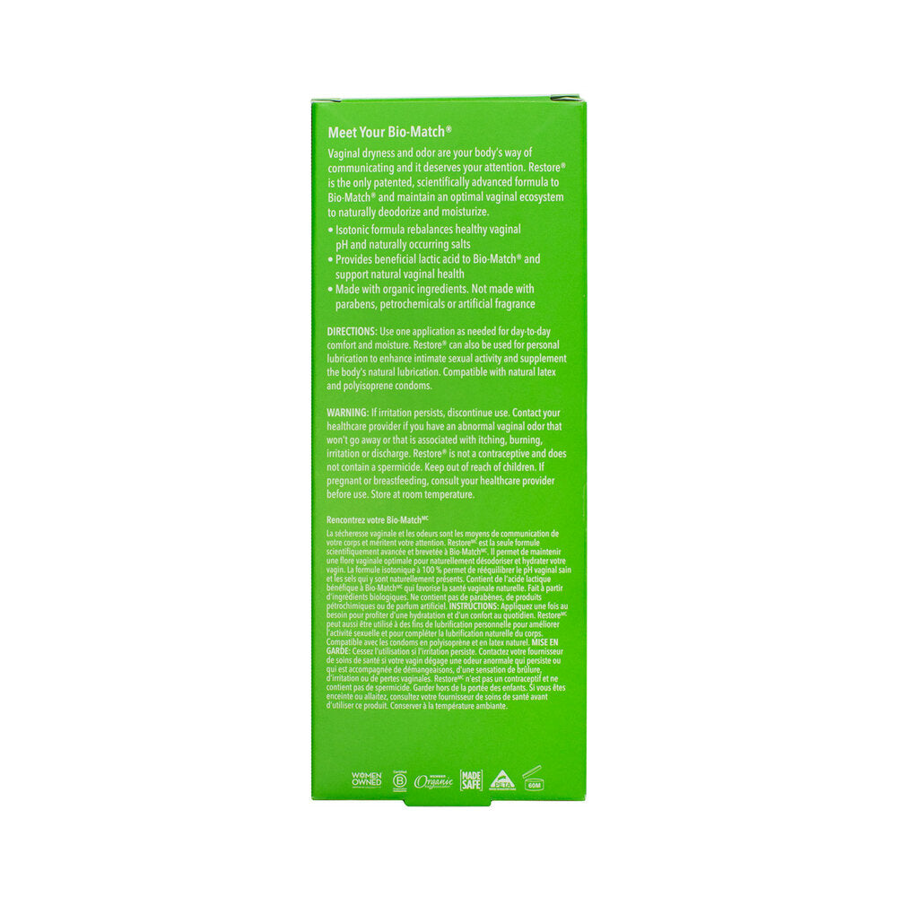 GOOD CLEAN LOVE - RESTORE MOISTURIZING VAGINAL GEL 2 OZ.