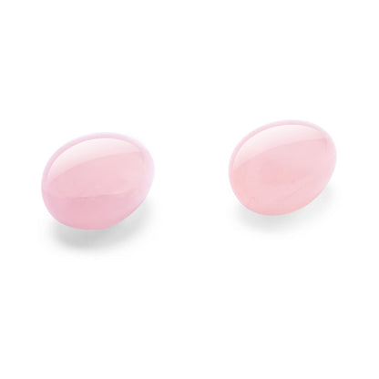 LE WAND - CRYSTAL YONI EGGS ROSE QUARTZ