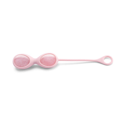 LE WAND - CRYSTAL YONI EGGS ROSE QUARTZ