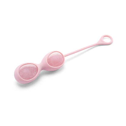 LE WAND - CRYSTAL YONI EGGS ROSE QUARTZ