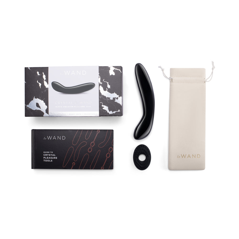 LE WAND - CRYSTAL G-WAND BLACK OBSIDIAN