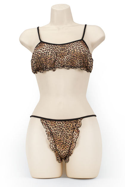 EXPOSED - CROPPED CAMI/THONG JAGUAR