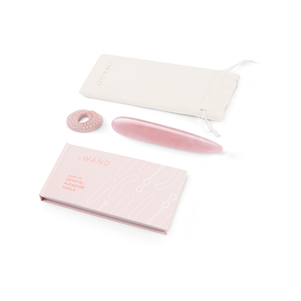 LE WAND - CRYSTAL SLIM WAND ROSE QUARTZ