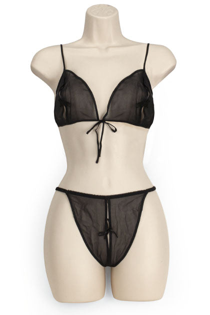 EXPOSED - PEEK A BOO NEGRO 2XL