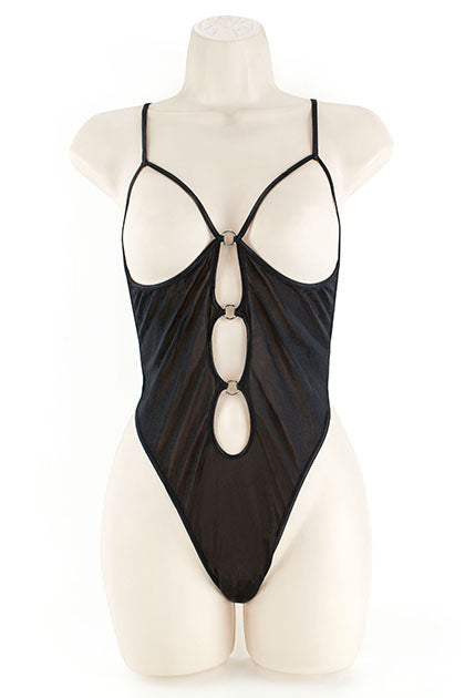 CUPLESS TEDDY, KNIT BLACK 2XL