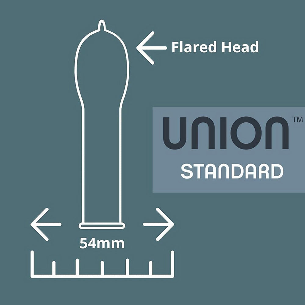 GLYDE - UNION STANDARD LATEX CONDOMS 12-PACK