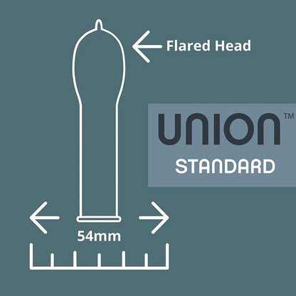 GLYDE - UNION STANDARD LATEX CONDOMS 12-PACK