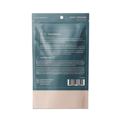 GLYDE CONDOMS - PRESERVATIVOS DE LÁTEX STANDARD UNION 12 UNIDADES