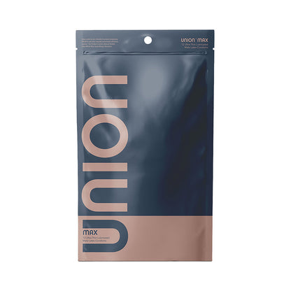GLYDE - UNION MAX LATEX CONDOMS 12-PACK