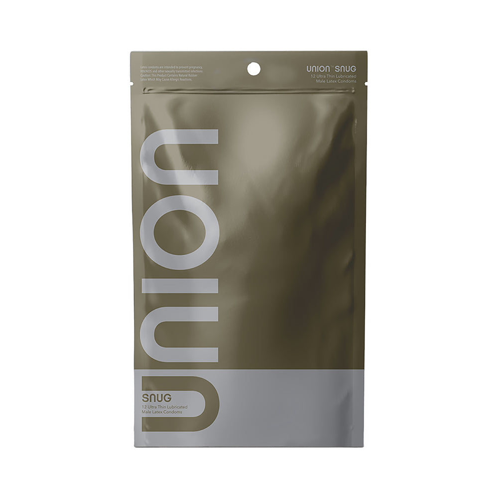 GLYDE - UNION SNUG LATEX CONDOMS 12-PACK
