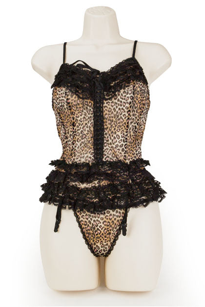 EXPOSED - BUSTIER SET JAGUAR