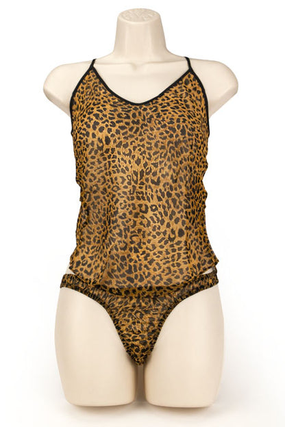 CAMI/THONG SET GLD
