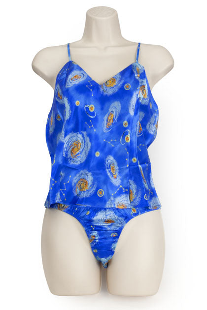 EXPOSED - CAMI/THONG SET COSMIC