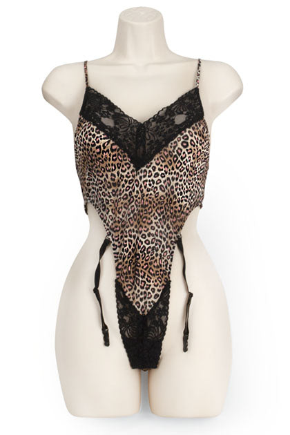 EXPOSED - TEDDY-KNIT SILK W/LACE JAGUAR