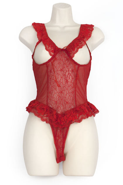 CUPLESS TEDDY ROJO