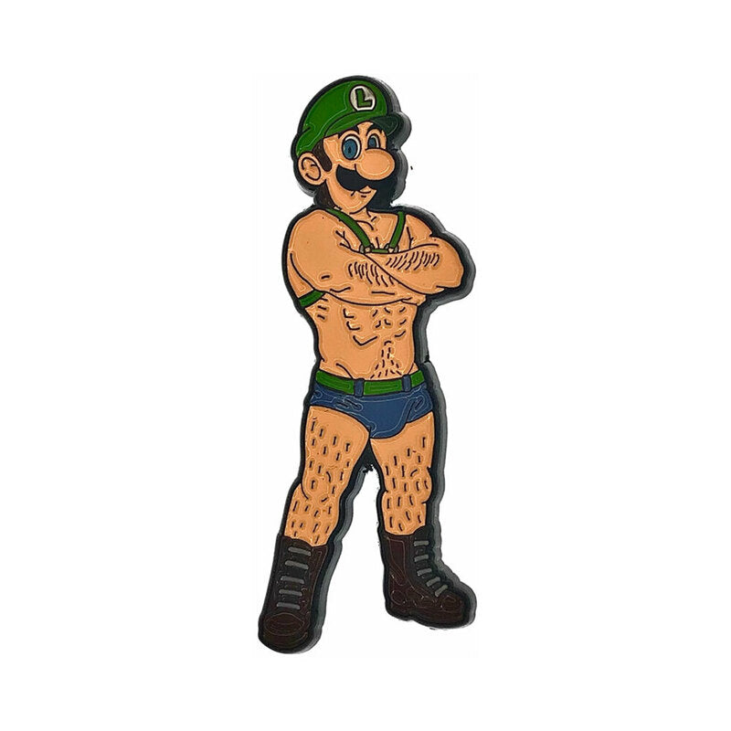 GEEKY & KINKY - MUSTACHE BRO ENAMEL PIN