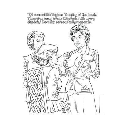 WOOD ROCKET - THE GOLDEN GILFS PORN PARODY COLORING BOOK