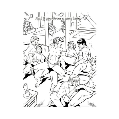 WOOD ROCKET - THE GOLDEN GILFS PORN PARODY COLORING BOOK