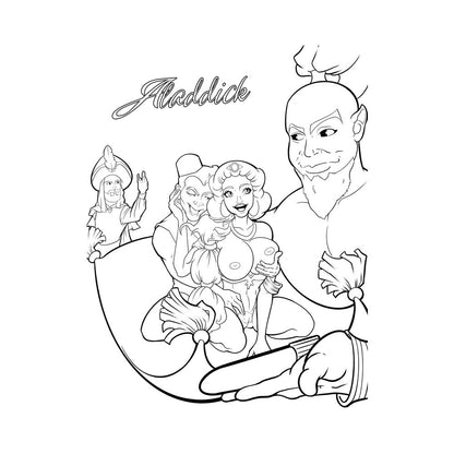 WOOD ROCKET - PORN PARODY COLORING BOOK
