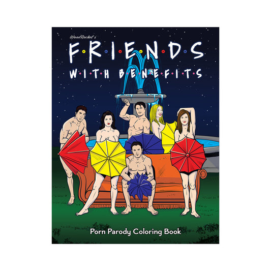 WOOD ROCKET - LIVRO DE COLORIR PARÓDIA PORNO FRIENDS WITH BENEFITS
