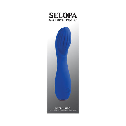 SELOPA - SAPPHIRE G RECHARGEABLE VIBE SILICONE BLUE
