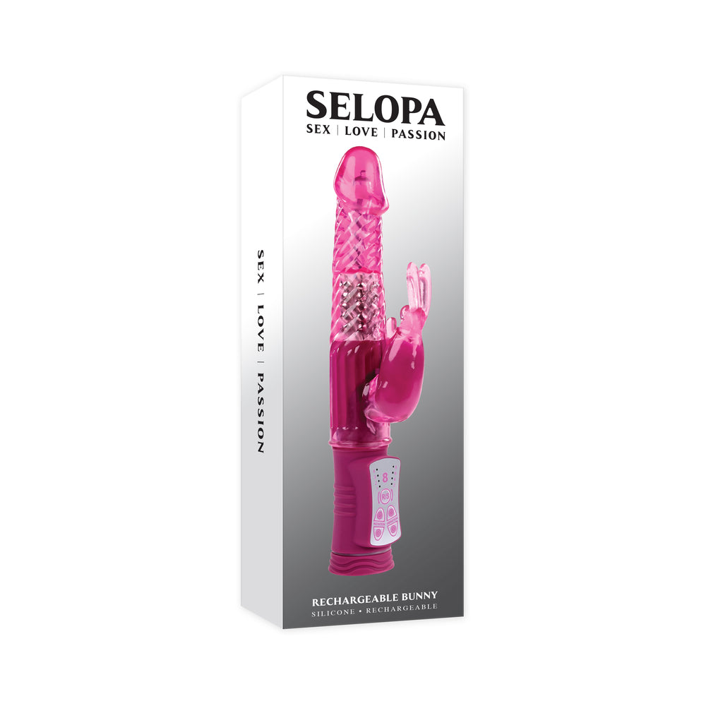 SELOPA - REHARGEABLE BUNNY RECHARGEABLE VIBE PINK